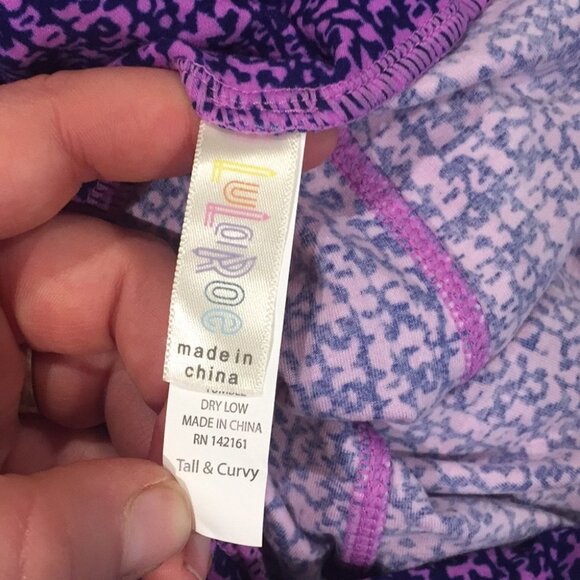 TC NWOT LuLaRoe Leggings H03 4376 - Picture 3 of 3